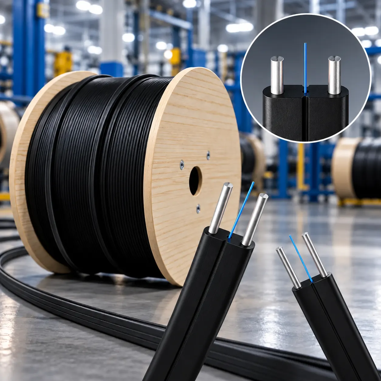 Owire 1-core indoor and outdoor FTTH drop cable 7-day promotion