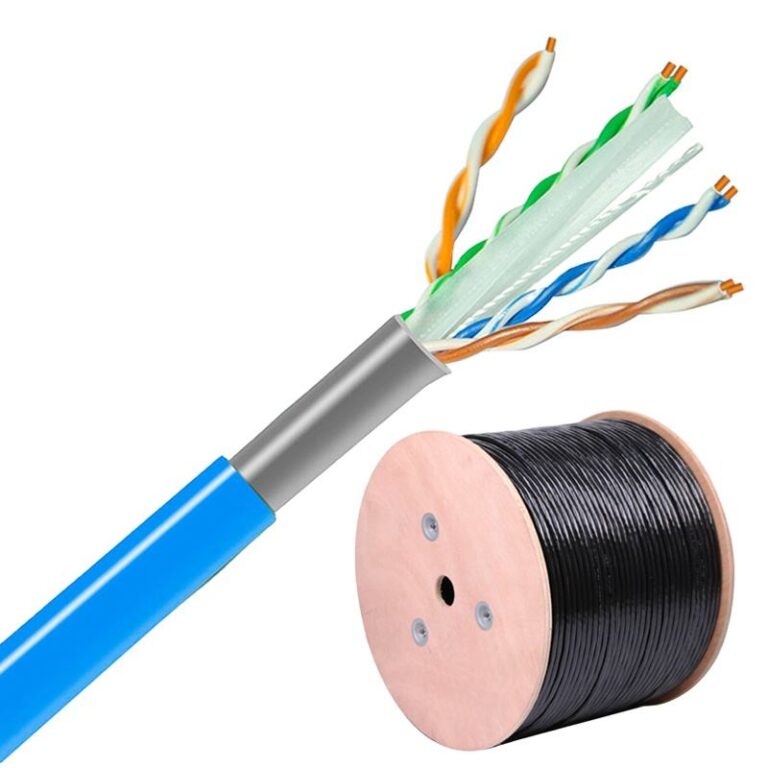 Bulk Cat6 Outdoor UTP Cable – 100MHz Stable Transmission