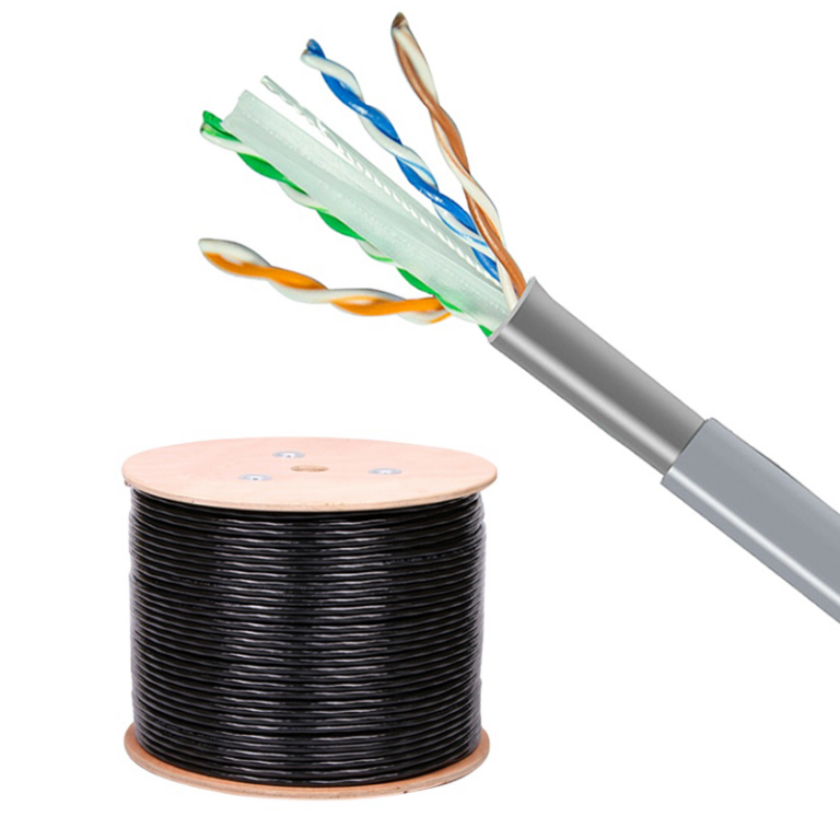 OWIRE Cat 6 U/UTP Outdoor Lan Cable 23AWG for Certified Stable Gigabit Network Performance 1000Mbps Oxygen Free Copper Reliable