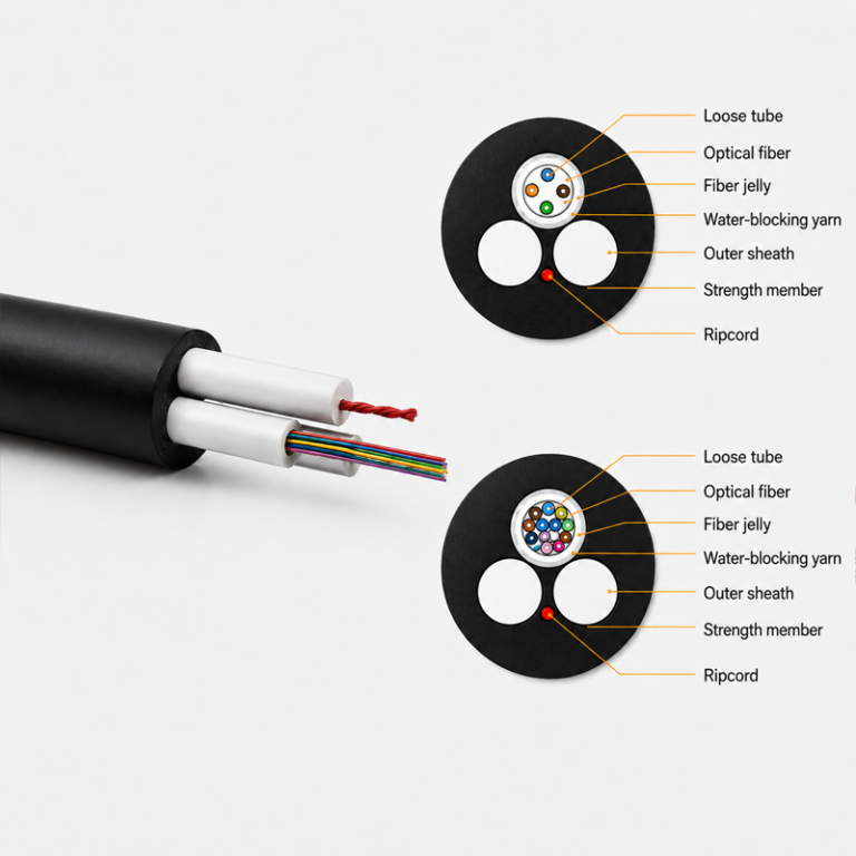 ASU Mini All-Dielectric Self-Supporting Fiber Cable | Factory Supply