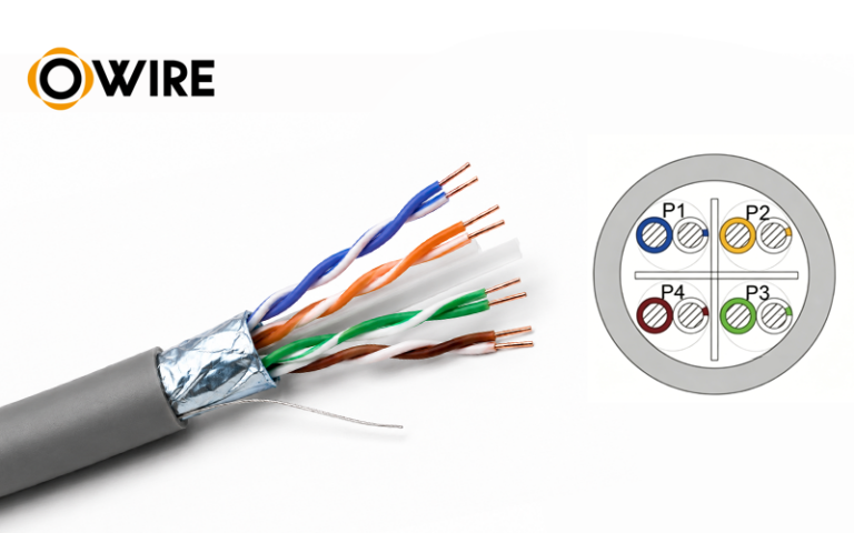 23AWG Cat6 U/UTP Bulk Ethernet Cable with Cross Spacer